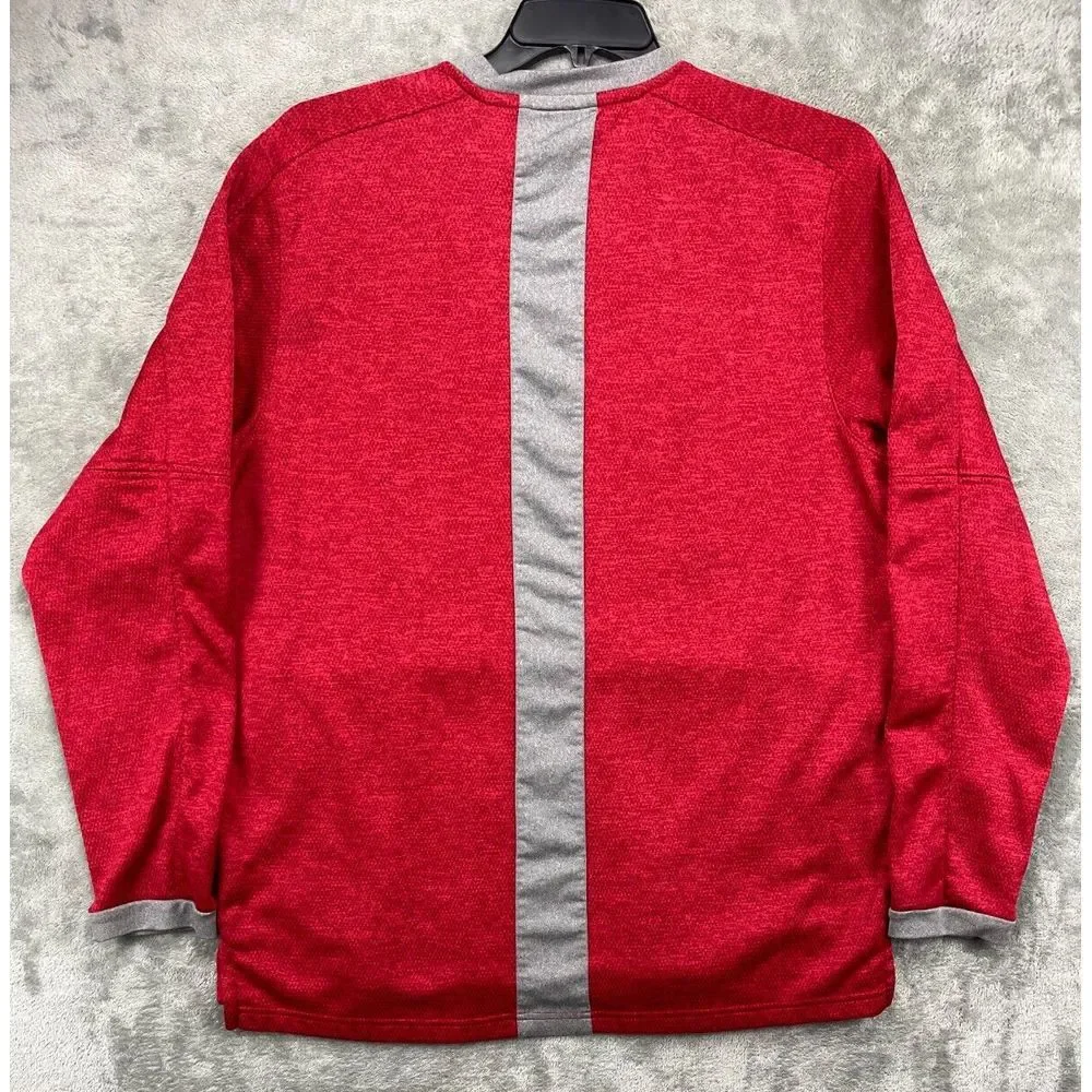 Adidas Baseball Men's Sweatshirt Stanford Cardinals Large Red Long Sleeve‎